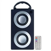 Craig CR4189BT Digital Bluetooth Mini Tower with FM Radio and USB/SD Slot for Smartphone and Other Bluetooth Devices - Retail Packaging - Black