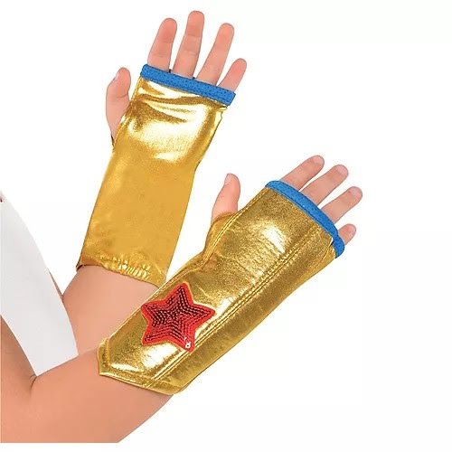 Child Wonder Woman Arm Warmers