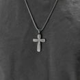 thumbnail image 3 of Metaljc Stainless Steel Cross Necklace for Men, Fashion Jewelry Gifts, 24 In, 3 of 5