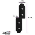 thumbnail image 3 of 1219BC 1-1/2" x 3" x 10" Hartley Joist Tie - Black, 3 of 7