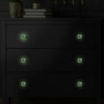 thumbnail image 5 of 4PCS Square Cabinet Fluorescence Knob Glowing in the Dark Furniture Drawer Pulls Handle with Screws Owl, 5 of 5