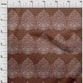 thumbnail image 2 of oneOone Viscose Jersey Fabric Leaves & Floral Block Decor Fabric Printed BTY 60 Inch Wide, 2 of 4