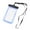 Blue, variant on Floating Waterproof Phone Holder Pouch, Float Universal Waterproof Case, Underwater Cellphone Dry Bag for Beach - Clear