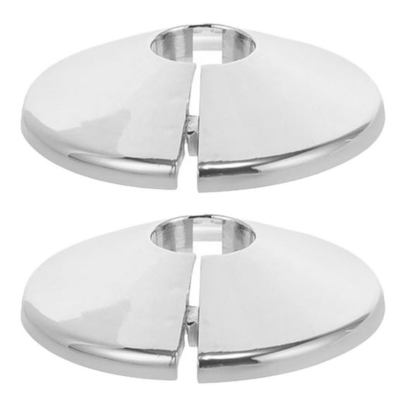Luxshiny 2Pcs PVC Alloy Toilet Waste Pipe Covers for Home and Office Use