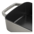 thumbnail image 2 of STAUB Spécialités Plat Rectangulaire en Fonte de 3,25 L pour Rôtir et Cuire, Gris Graphite, 2 of 5