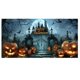 thumbnail image 1 of Las Horribles Pancartas De Halloween Para Garajes Crean Un Ambiente De Halloween Y Atraen Fácilmente A Los Niños Y Vecinos. Ambiente Festivo Para Su Garaje.4, 1 of 2