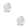 thumbnail image 3 of Billuyoard Mini luz LED de noche, armario, cajón, pared, lámpara de ambiente regulable, 3,5 W, ABS, suministros de iluminación que funcionan Blanco cálido 2Conjunto, 3 of 6