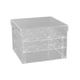thumbnail image 5 of Caja de flores de acrílico, arreglos florales con 2 capas extraíbles, mesa de boda 20x20x12.5cm 16Agujeros, 5 of 9
