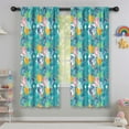 thumbnail image 5 of 2 Panels Cartoon Movie Print Pattern Nursery Curtains for Cartoon Lovers,Boys Girls Kids Cartoon Window Drapes for Living Bedroom Playroom Room Decor Rod Pocket 42x63Inch, 5 of 5
