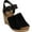 Black Suede/Leather, variant on Women's TOMS Lexie Ankle Strap Sandal