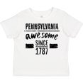 thumbnail image 3 of Inktastic Pennsylvania Awesome Since 1787 Boys or Girls Toddler T-Shirt, 3 of 5