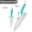Lake Green, variant on Ceramic Knife Set 2 Pack Fruit Meat Cutting Vegetable Paring Knife Set with Blade Guard for Kitchen and Restaurant, 6" Chef and 3" Paring Knife