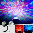 thumbnail image 3 of LED Colorful Rotating Disco Flexible USB Plug Light Bulb。, 3 of 9