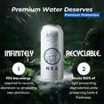 thumbnail image 2 of NEA Canned Water – Pure Spring Water in Cans from the Austrian Alps – Natural Mineral Drinking Water – 16.9oz Can – Plastic-Free Boxed 12-Pack, 2 of 8