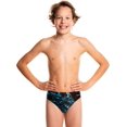 thumbnail image 3 of Flow Splice Swim Briefs - Boys Brief Style Swimsuit for Swimming Practice and Competition (Derezzed, 26), 3 of 7