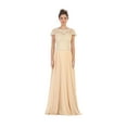 thumbnail image 5 of Women's Eva USA 5130 Long Mother Of Groom Beaded Chiffon Formal Gown Burgundy 3XL, 5 of 9
