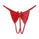thumbnail image 2 of Gibobby Calzoncillos de encaje para mujer Braguitas de diseño sexy Calzoncillos de algodón de tiro Cómodo Look sexy Ropa interior para damas(Rojo,Talla única), 2 of 5