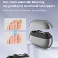 thumbnail image 4 of Electric Nail Clippers for Seniors, 3 in 1 Automatic Toe Nail Clippers for Thick Toenails Seniors, Smart 3 Speed Toenail Clippers with Led Light, Perfect for People with Reduced Mobility, 4 of 8