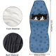 thumbnail image 4 of - ndas universales para asiento de coche para camión, sedán, SUV, 2 paquetes, ndas de asiento delantero automotriz, accesorios protectores interiores de coche, lindo estampado de flores, 4 of 5