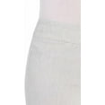 thumbnail image 4 of Hilary Radley Women's Pull-On Bermuda Shorts, Off White/Gray Striped XL, 4 of 4