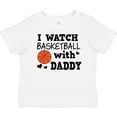 thumbnail image 3 of Inktastic I Watch Basketball with Daddy Boys Baby T-Shirt, 3 of 5