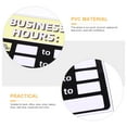 thumbnail image 4 of EeaseCA Business Hours Self-adhesive Stickers Business Hours Signs Rewritable Open Signs Sticker, 4 of 8