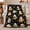 Ghost Book Pattern, variant on Playful Black Cats Pumpkins Halloween Pattern, Playful Pet Portrait Pattern, Warm Flannel Blanket for Living Room and Bedroom, Cat Lovers Halloween Gift, Pet Lover Home Decor