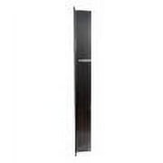 ALFI brand ABNP0836-BB 8 x 36 Brushed Black PVD Stainless Steel Vertical Triple Shelf Shower Niche