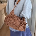 thumbnail image 4 of gcong Stylish Large Capacity Tote Bag with Elegant Bow Detail Versatile Crossbody Purse Casual Daypack Handbag for Women, 4 of 5