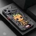 thumbnail image 1 of Cartoon Groot Spiderman Case for iPhone SE 12 Mini 13 Pro Max 14 Plus XS X 7 6S Plus 15 11 XR 8 Shockproof Armor Cover F01 for iPhone 11ProMax, 1 of 6
