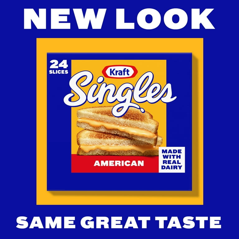 Kraft Singles American Cheese Slices, 24 Ct Pk, Refrigerated