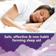 Sominex Nighttime Sleep-Aid Caplets, Maximum Strength, 16 ea