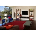thumbnail image 2 of Celano Hand Woven Marled Wool Rug, Deep/Bright Red, 3ft-6in x 5ft-6in Accent Rug, 2 of 4