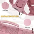 thumbnail image 2 of Arnés para perros OneTigris Tactical, sin tirones, para perros pequeños, color rosa, 2 of 7