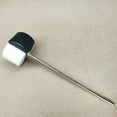 thumbnail image 3 of Felt & Plastic Beaters Head, Fit Bass Drum Pedal Beaters Replacement Antislip, 3 of 11