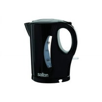 Salton Cordless Electric Kettle, 1 Liter with Automatic Shut-Off and Boil-Dry Protection, Water Level Window, 1000 Watts, Black (JK1641B)