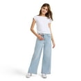 thumbnail image 3 of Levi Strauss Signature Girls' Baggy Wide Leg Jeans, Sizes 2T-18, 3 of 7