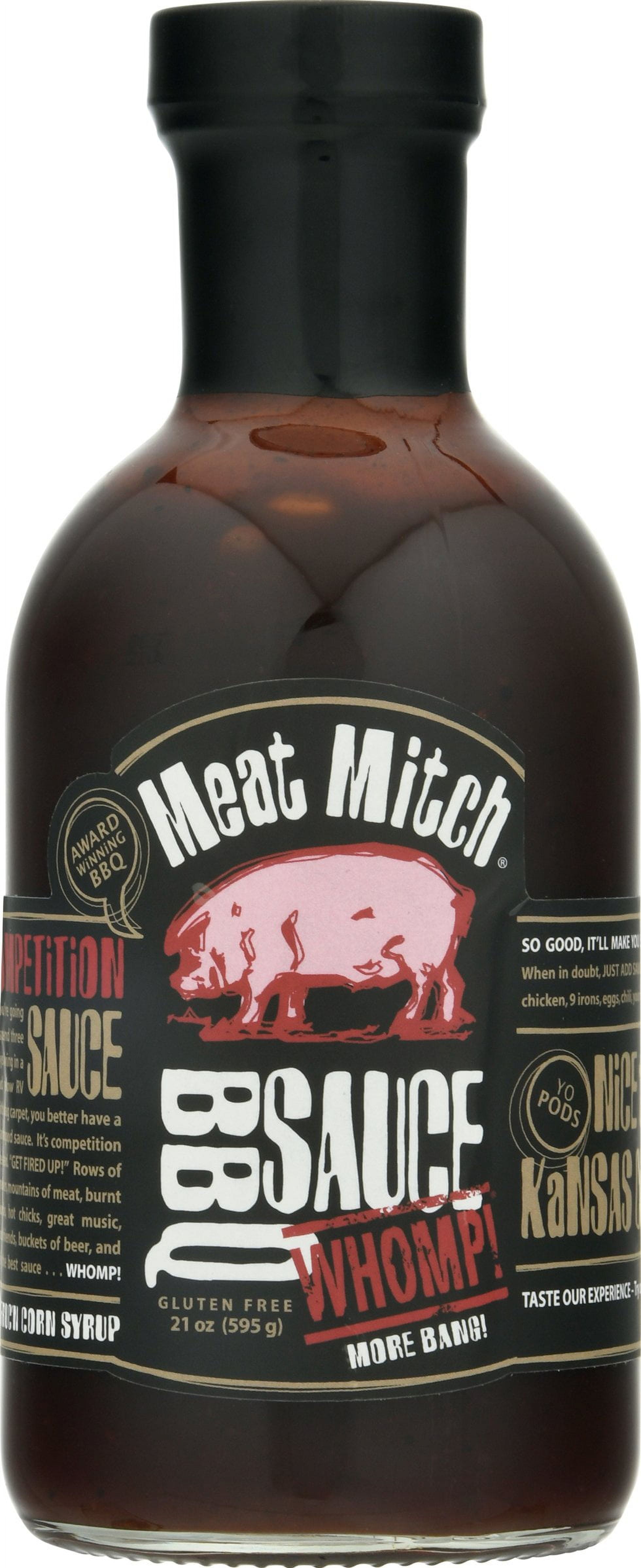 MEAT MITCH WHOMP BBQ SAUCE 21 OZ 6 PER BOX - Midwest Distribution
