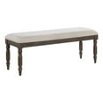 thumbnail image 1 of Pemberly Row Modern Transitional Washed Espresso Wood Dining Bench, 1 of 7