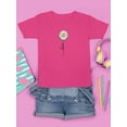 thumbnail image 3 of Love Daisy Positive Heart  T-Shirt Juniors -Image by Shutterstock,  Medium, 3 of 4