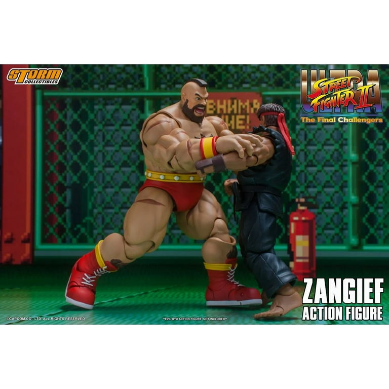  Storm Collectibles - Ultimate Street Fighter II: The Final  Challenger - Zangief, Action Figure, STM87180 Red : Toys & Games
