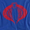 thumbnail image 2 of G.I. Joe Cobra Logo Unisex Adult T-Shirt, Royal, Large, 2 of 6