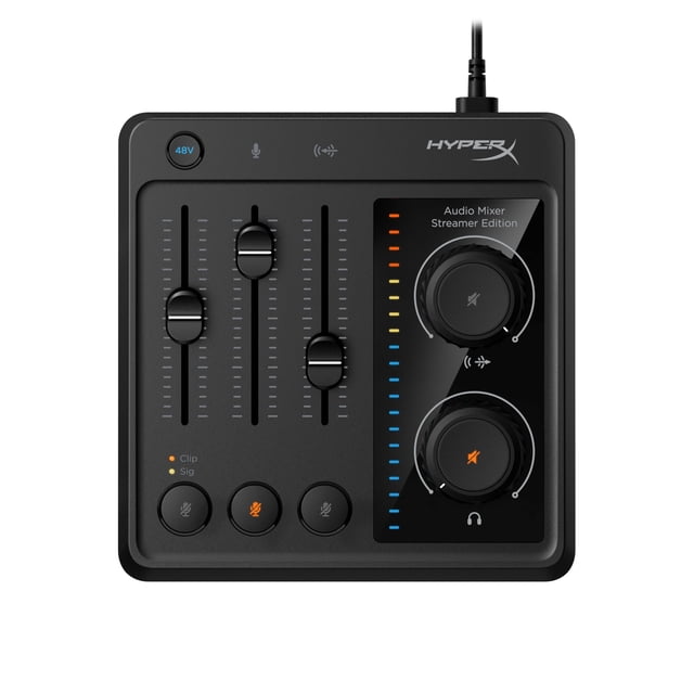 Mezclador de Audio HyperX Interfaz USB 24 bits 96 kHz