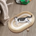 thumbnail image 1 of Runquan Cat Scratch Pad Animals Accessories Corrugated Paper Scratcher Cardboard Bed A, 1 of 8