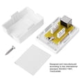 thumbnail image 4 of Boîte de Jonction RJ45, 2 Pcs Catégorie 6 Réseaux Boîte CAT6 Réseaux Boîte, Zone de Travail pour Câblage Intégré d'Ingénierie, 4 of 8