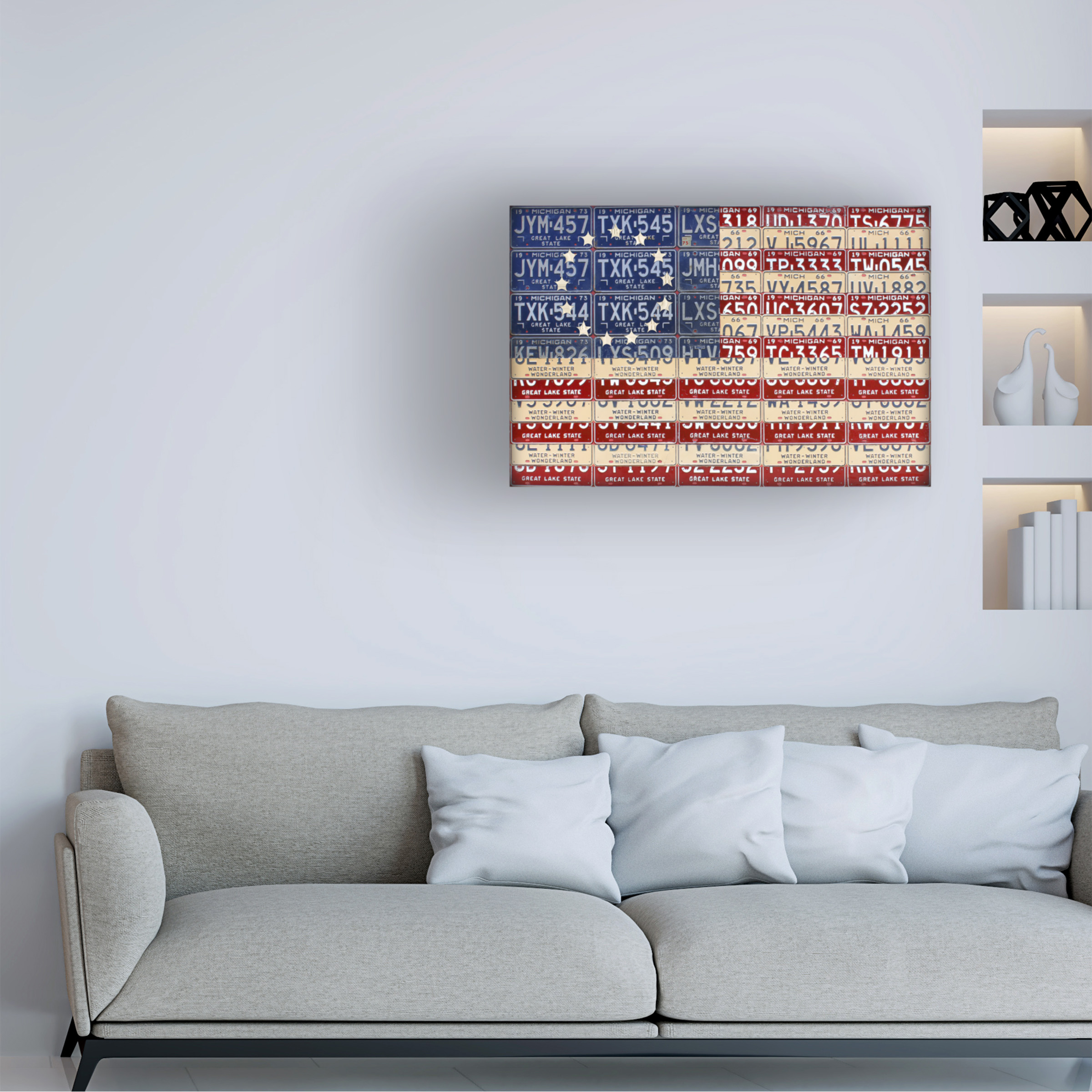 Trademark Fine Art 'Betsy Ross Flag' Canvas Art by Design Turnpike