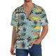 thumbnail image 1 of Fotbe Hawaiian Style Camisa Estampada de Manga Corta para Hombre, Casual de Verano, Estilo Playero, Sin Arrugas-XX-Large, 1 of 5