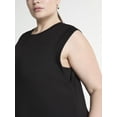 thumbnail image 3 of Scoop Women's and Women’s Plus Scubaknit Sleeveless Maxi Dress, Sizes XS-4X, 3 of 3