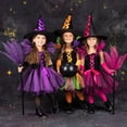 thumbnail image 3 of Vestido Tutú De Halloween Con Sombrero De Bruja Para Niños , Disfraz De Fiesta De Cumpleaños De Baile, 3 of 4