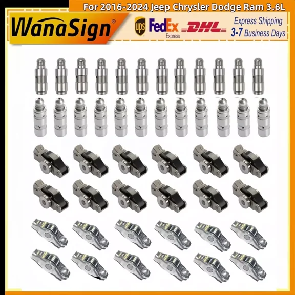 Intake & Exhaust Lifters Rocker Arms For Jeep Chrysler Dodge Ram Voyager ProMaster 3.6L 2016-2024